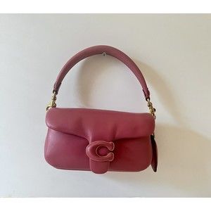 COACH Tabby Pillow  Mini NWT Leather Crossbody/Top Handle Rouge.